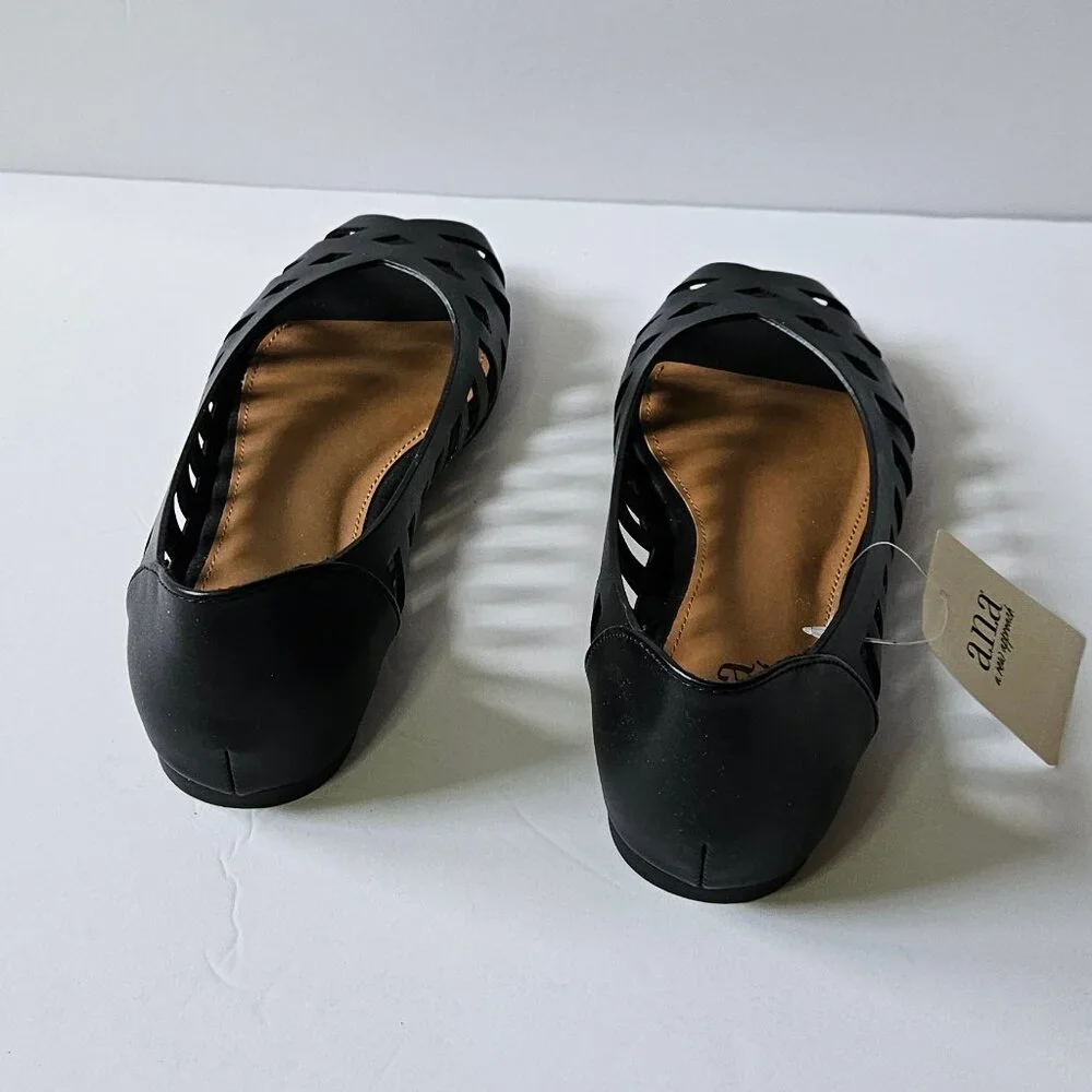 a.n.a Black Flats Size 6.5M
